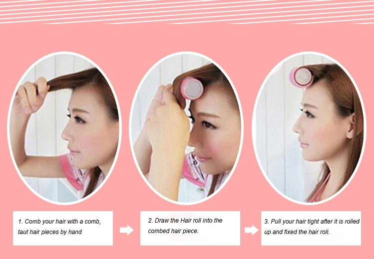 Curly hair magic roll velcro