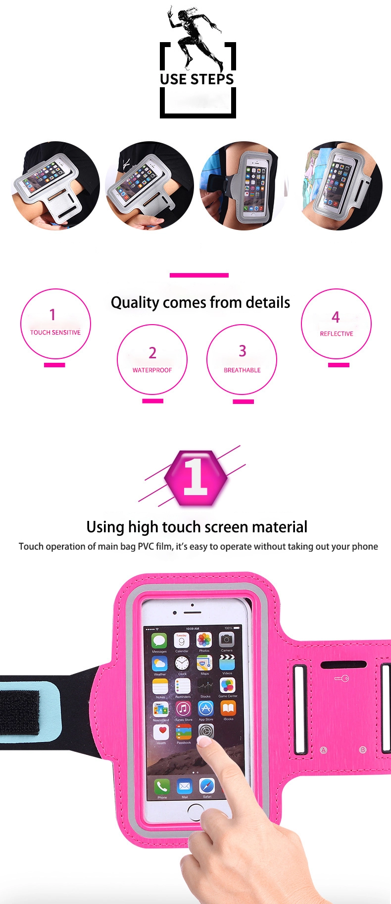 velcro fastening straps