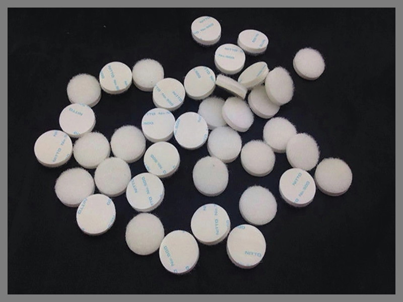 Super Stickly White velcro Coins Self Adhesive 25mm * 25mm