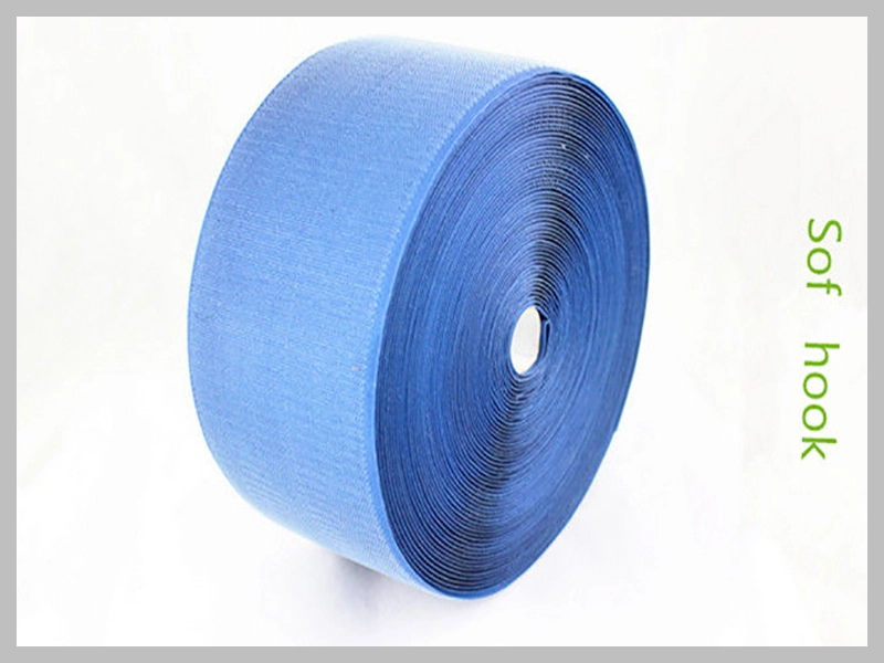 Blue Soft velcro Tape Fasteners,double sided hook loop reusable