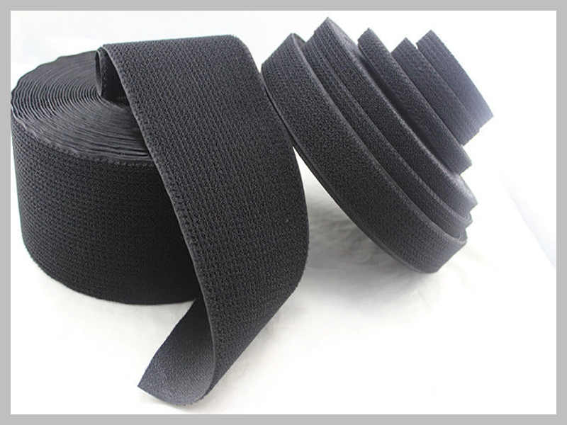 Black Strong Nylon Hook And Loop meaning of velcro shoes Self Sticky Touch And Close Fastener