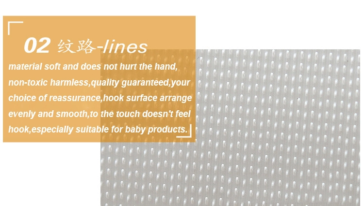 Professional supply coarse injection hook Ultra thin does not hurt hand non adhesive velcro roll