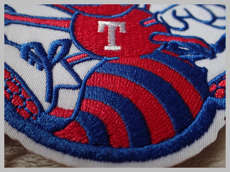 3D Washable Embroidery Heat Transfer Ski-Wear Patch Thumb