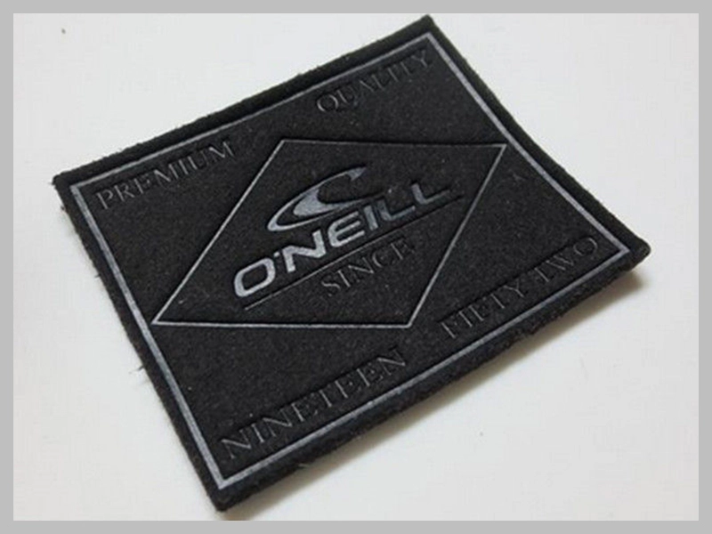 Fashion Iron-On Embroidered Leather Patches Thumb