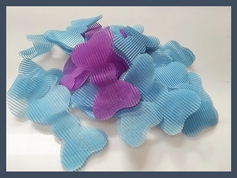 Butterfly-Shaped Fringe Hair Gripper Pad Thumb