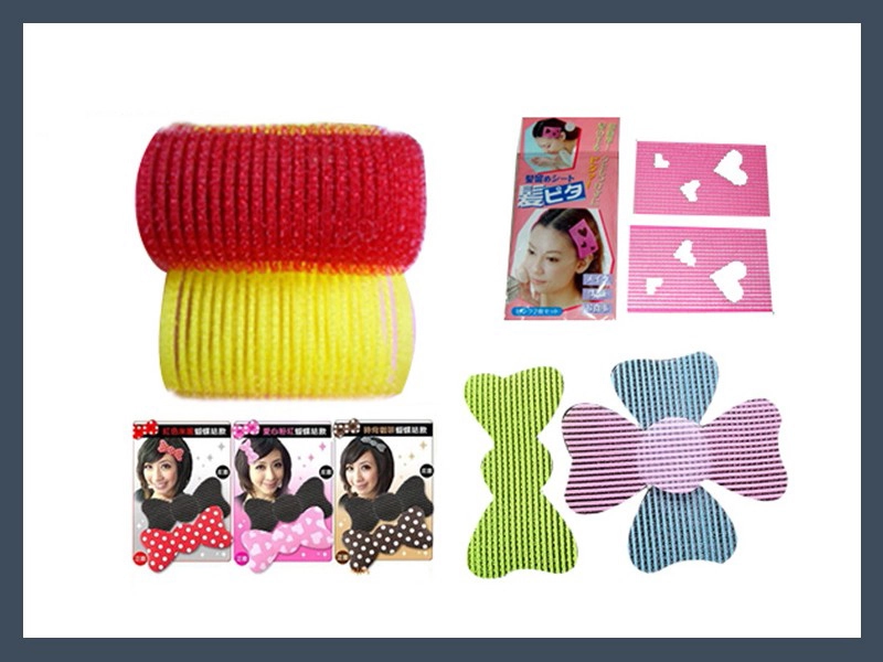 Butterfly-Shaped Fringe Hair Gripper Pad Thumb