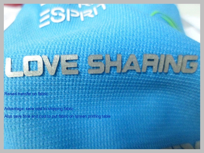 3D Silicone Heat Transfer Label for Shirts Thumb