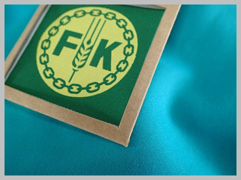 Woven Clothing Label with Hanger Loop