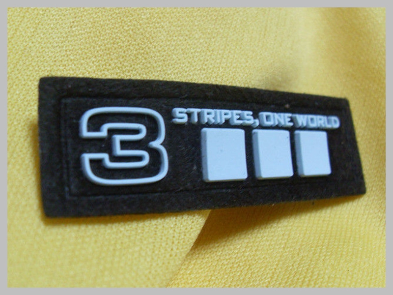 3D Soft Silicone Rubber PVC Jacket Patches