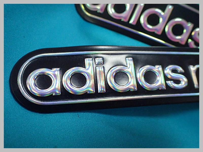 Embossed 3D Iron-On PVC Logo Cloth Patches