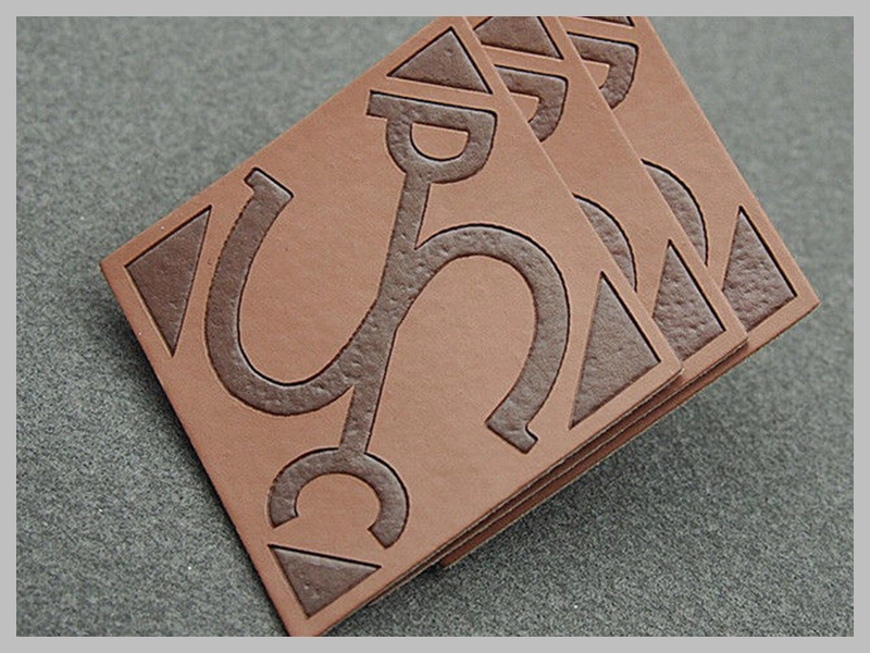 Durable Logo-Printable Leather Patches for Jeans Thumb