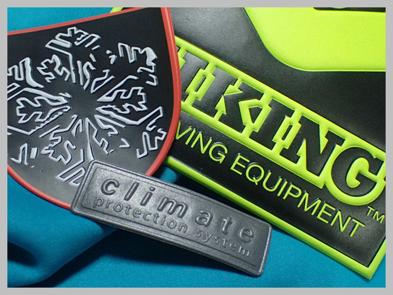 Custom 3D Raised Plastic Clothing Patches Thumb