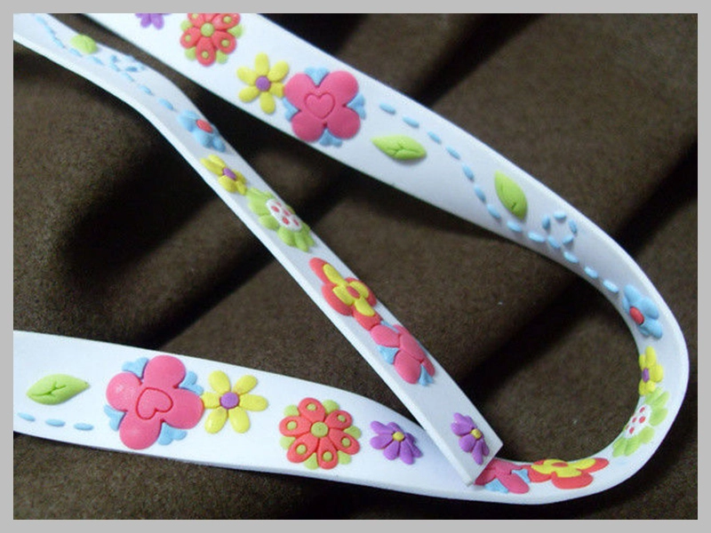 Sew-On PVC Rubber Label Badge Thumb
