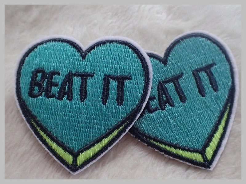 Personalized Multicolor Embroidered Baby Clothes Badges Thumb