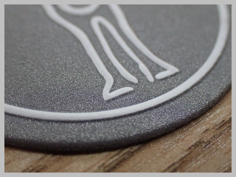 High-Frequency Embossed Soft TPU Patch for Shoes