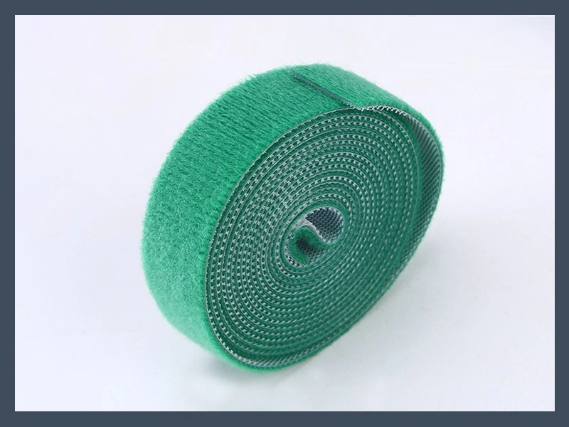 Green Back-to-Back Cable Management Ties