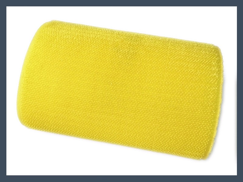Yellow Short-Pile Unnapped Loop Tape