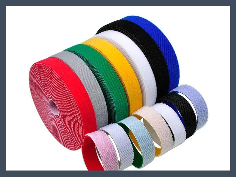 Colored Back-to-Back Cable Management Ties Thumb