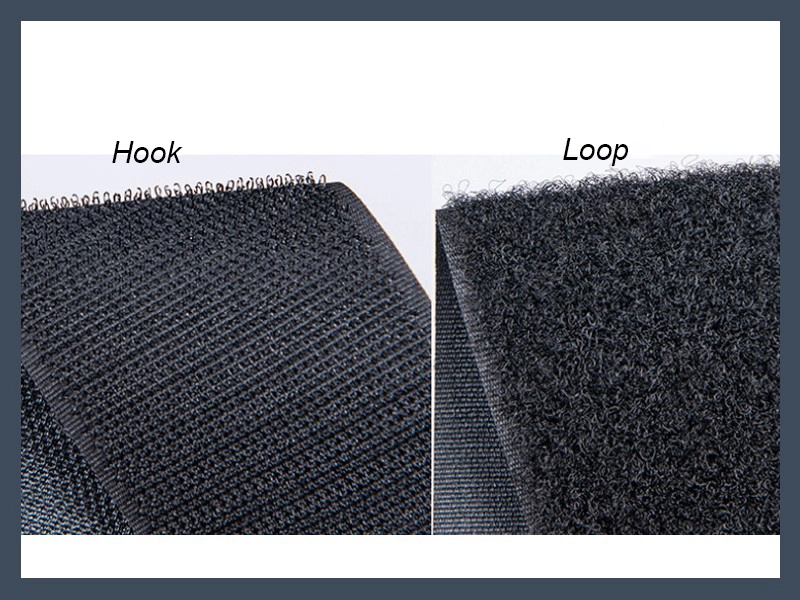 High-Grade Polyester Hook and Loop (Black & White) Thumb