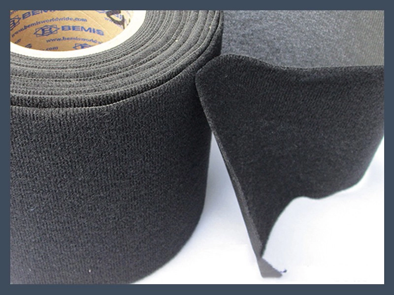 Black Soft Nylon Loop Fabric Thumb