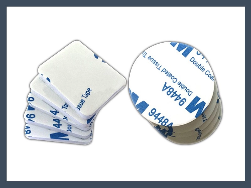 Die-Cut 3M™ Adhesive Hook and Loop Shapes