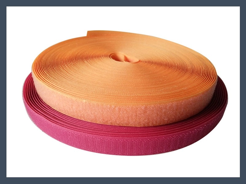 Colored Nylon-Polyester Blend Hook and Loop Tape