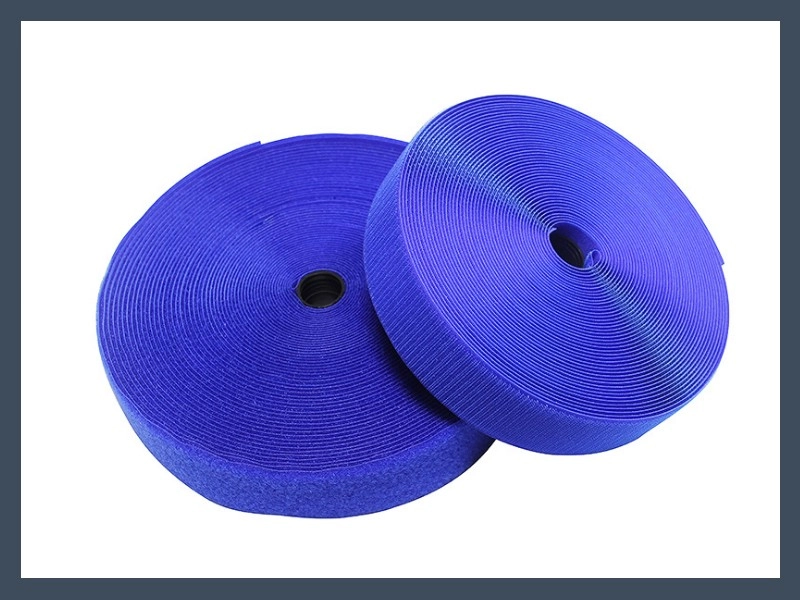 Colored Nylon-Polyester Blend Hook and Loop