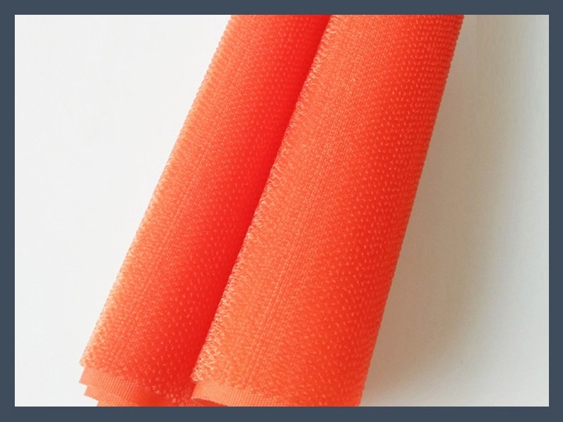 Orange Short-Pile Unnapped Loop Tape Thumb