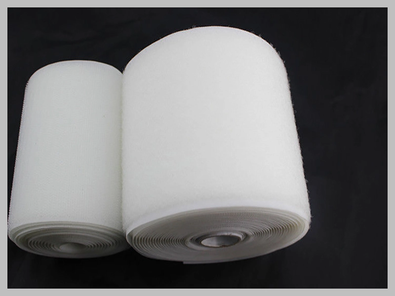 Waterproof White Nylon Hook and Loop Fastening Tape