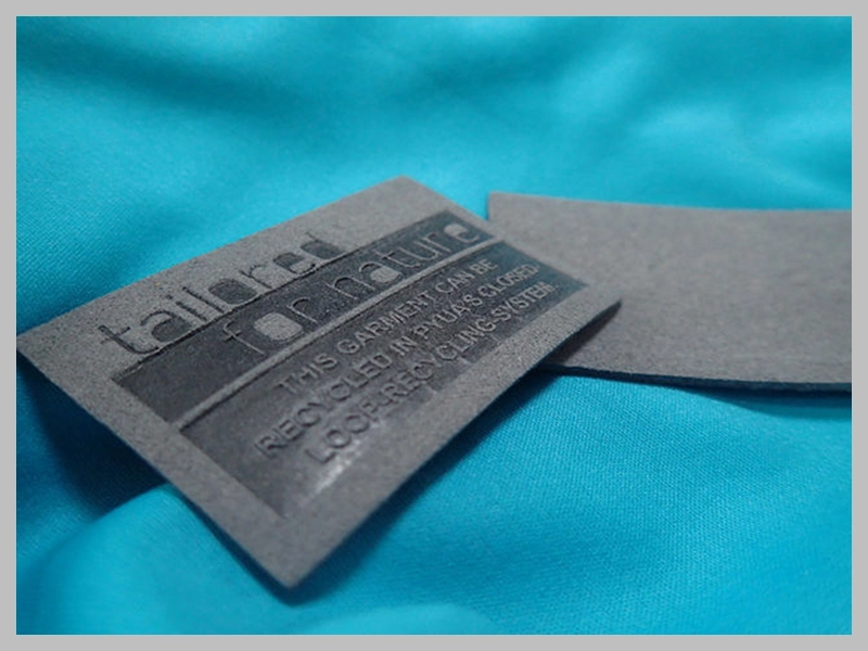 OEM Custom Printed Embossed Jeans Leather Patch