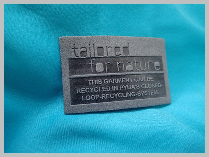 OEM Custom Printed Embossed Jeans Leather Patch Thumb