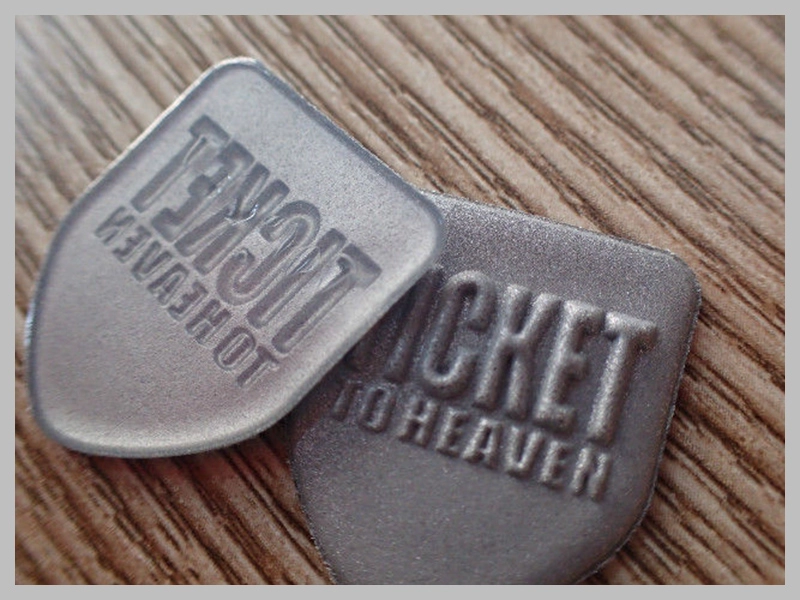 Embossed 3D PVC Logo Patches on Felt Fabric Thumb