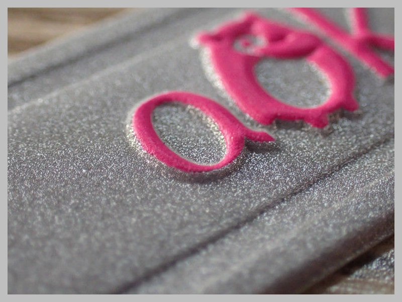 Embossed 3D PVC Logo Patches on Felt Fabric Thumb