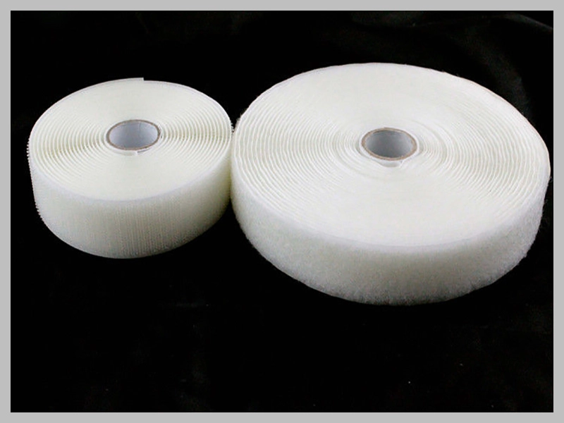 White Sew-On Nylon Hook and Loop for Medical Equipment