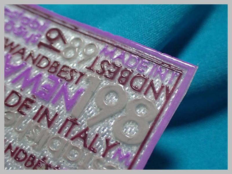 3D Decorative PVC Cloth Label for Jackets Thumb