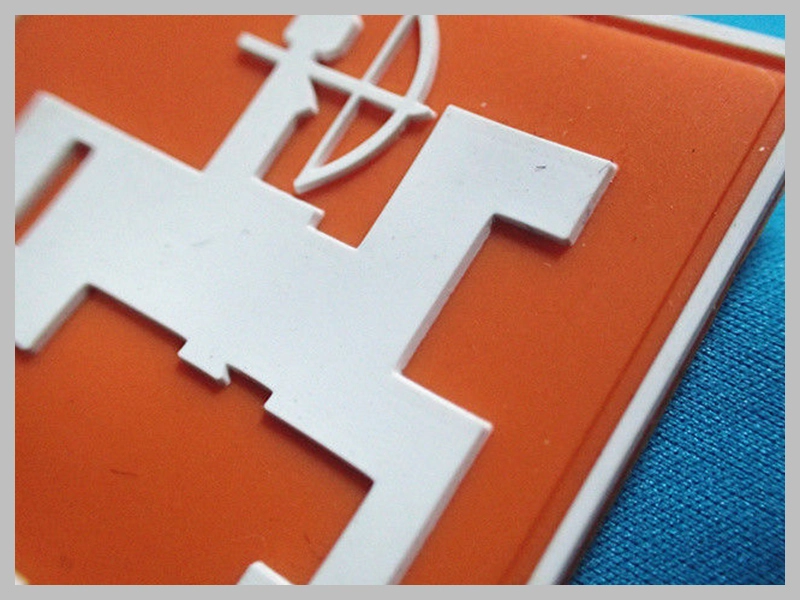 3D Silicone Rubber PVC Care Label Thumb