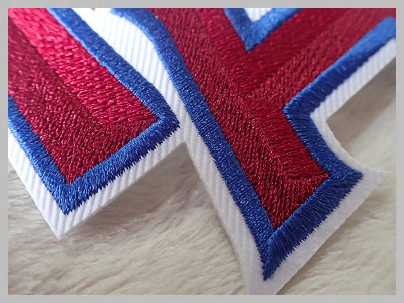 Multicolor Embroidered Sports Jersey Label Thumb