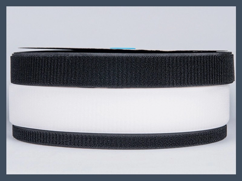 Unnapped Loop Fastener Tape (Black & White)