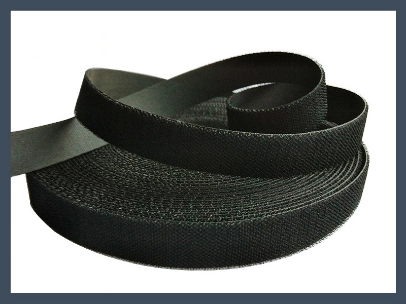 Unnapped Loop Fastener Tape (Black & White) Thumb