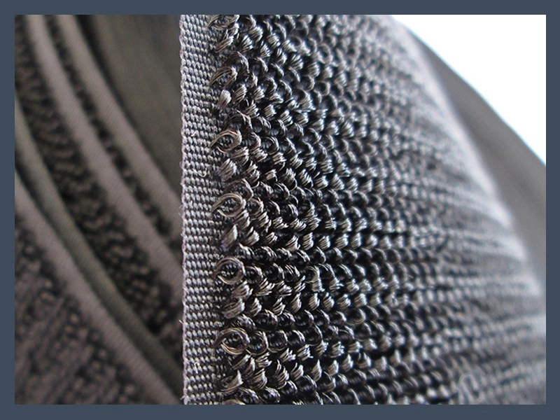 Unnapped Loop Fastener Tape (Black & White) Thumb