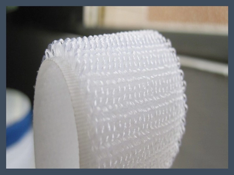 Unnapped Loop Fastener Tape (Black & White) Thumb