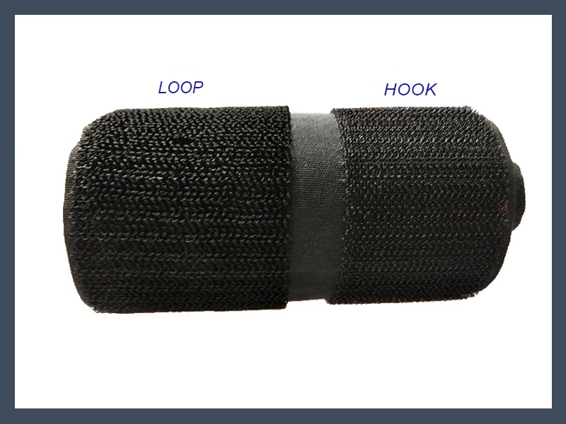 Self-Engaging Hook and Loop Tape (One-Wrap Style)
