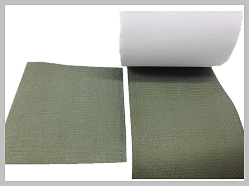 Wide White Nylon Self-Adhesive Hook and Loop Rolls