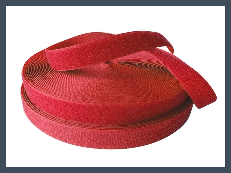 Wholesale Red Nylon Hook and Loop Tape