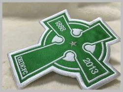 Oval-Shaped Embroidered Sew-On Badges