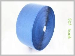 Blue Double-Sided Soft Hook and Loop Tape