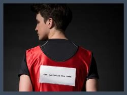 Custom Logo Tear-Off Hook and Loop Name Tags