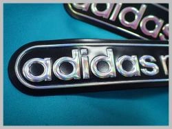 Embossed 3D Iron-On PVC Logo Cloth Patches