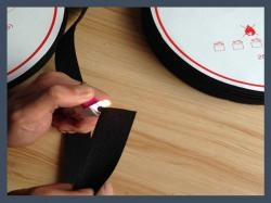 Black Fire Retardant Hook and Loop for Accessories