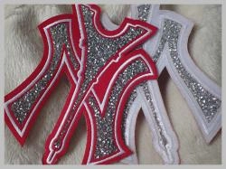 Handmade Stone Custom Embroidered Iron-On Patches